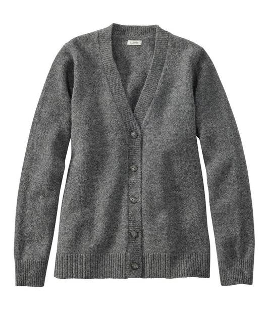 L.L.Bean | Women's Bean's Classic Ragg Wool Sweater, Button-Front Cardigan