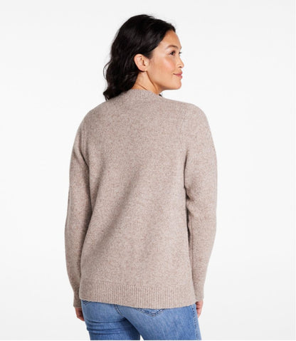 L.L.Bean | Women's Bean's Classic Ragg Wool Sweater, Button-Front Cardigan