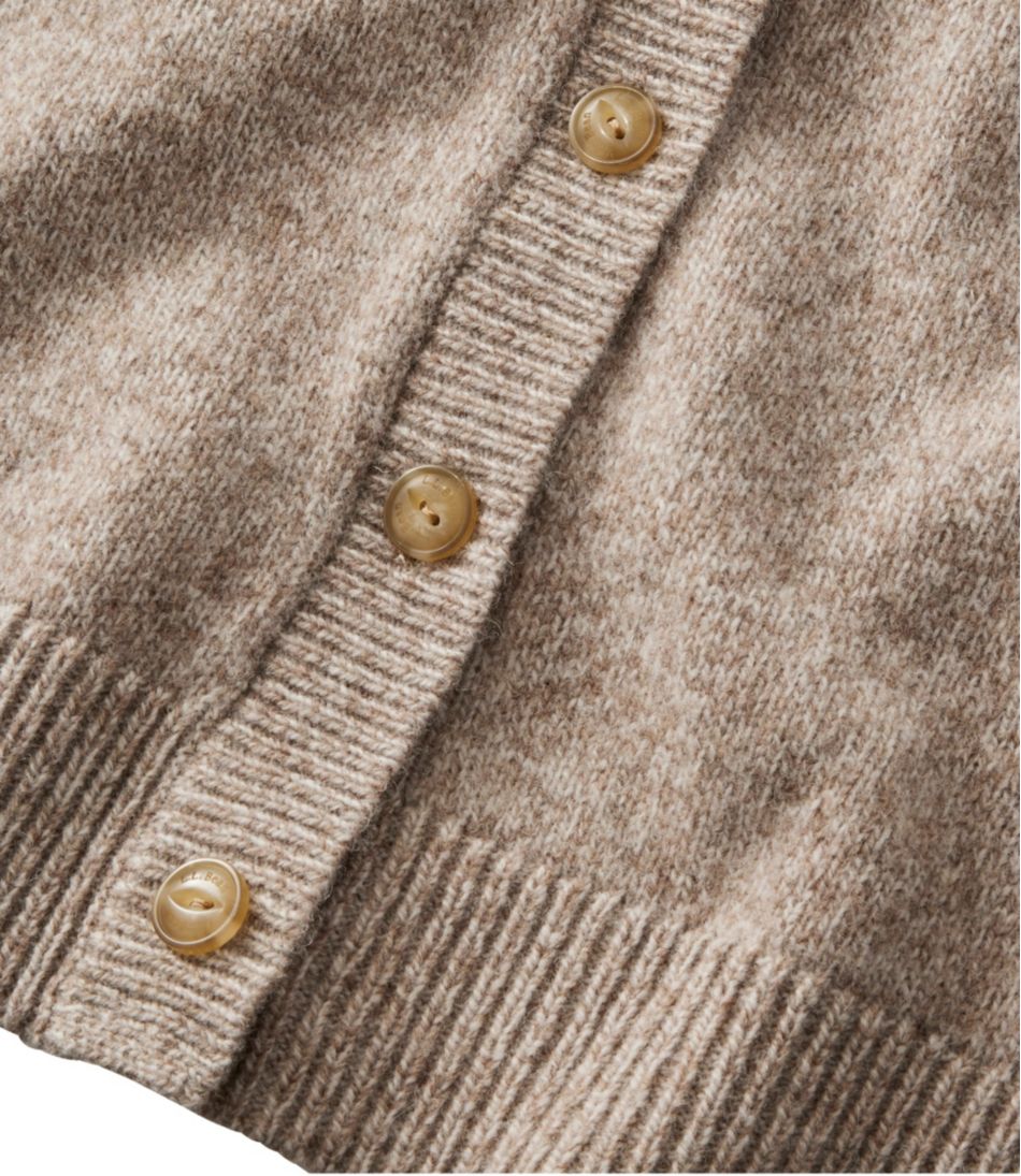 L.L.Bean | Women's Bean's Classic Ragg Wool Sweater, Button-Front Cardigan