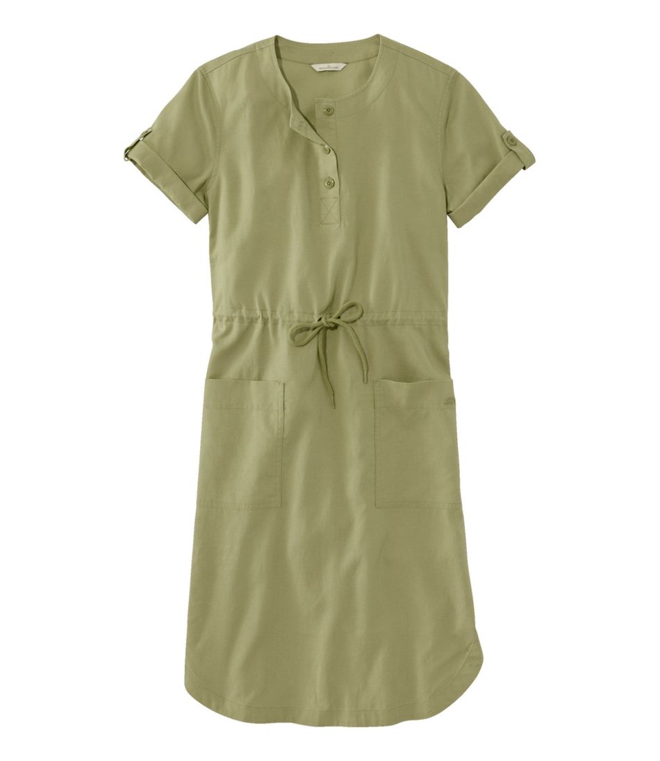 L.L.Bean | Women's Signature Tencel Linen Blend Woven Dress