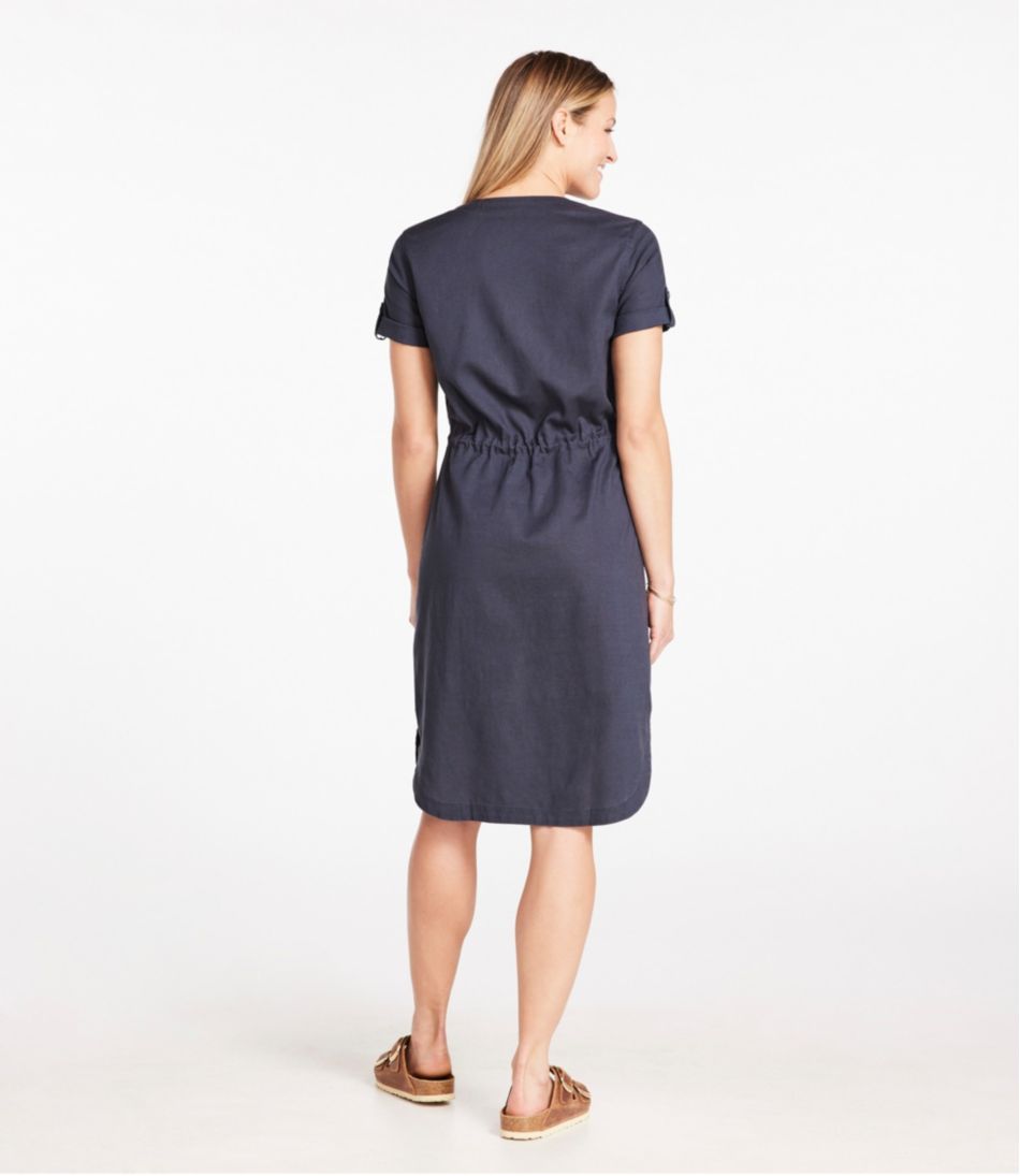 L.L.Bean | Women's Signature Tencel Linen Blend Woven Dress