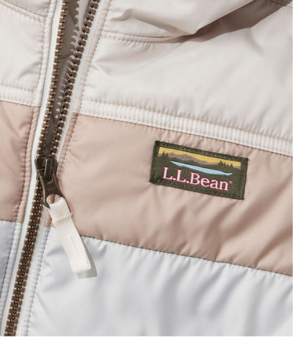 L.L.Bean | Women's Mountain Classic Puffer Hooded Jacket, Colorblock