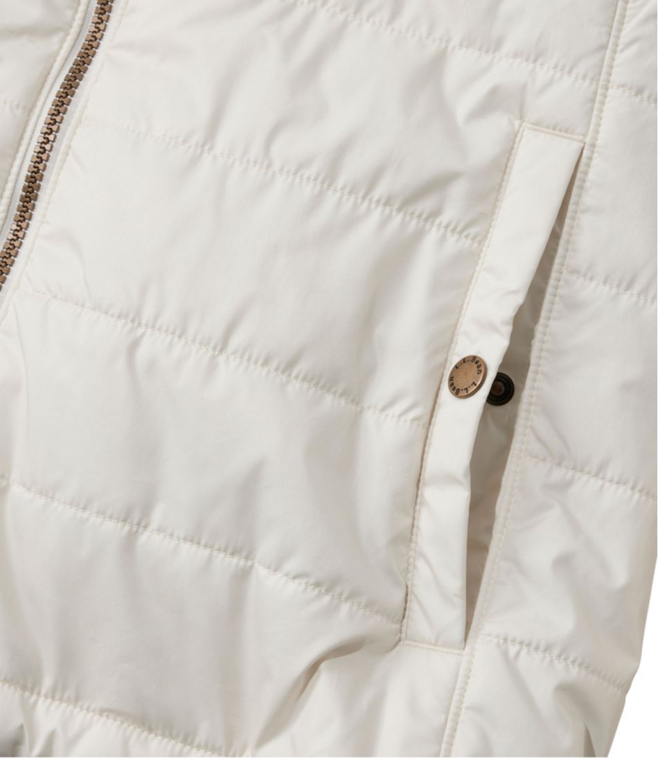 L.L.Bean | Women's Mountain Classic Puffer Hooded Jacket, Colorblock