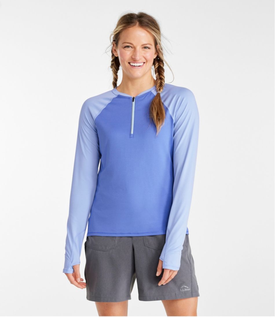 L.L.Bean | Women's Comfort Cycling Jersey, Long-Sleeve