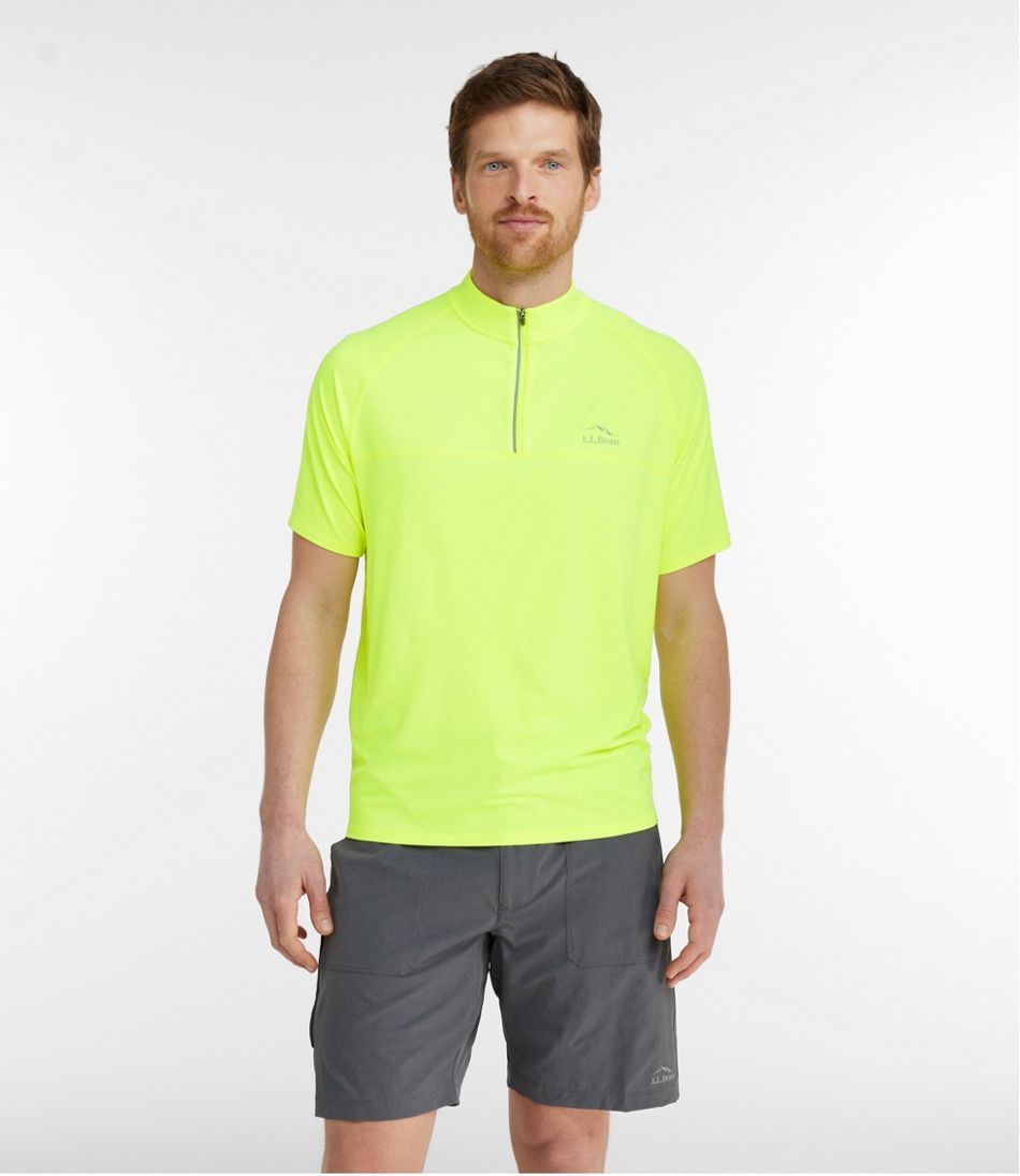L.L.Bean | Men's Comfort Cycling Jersey, Short-Sleeve