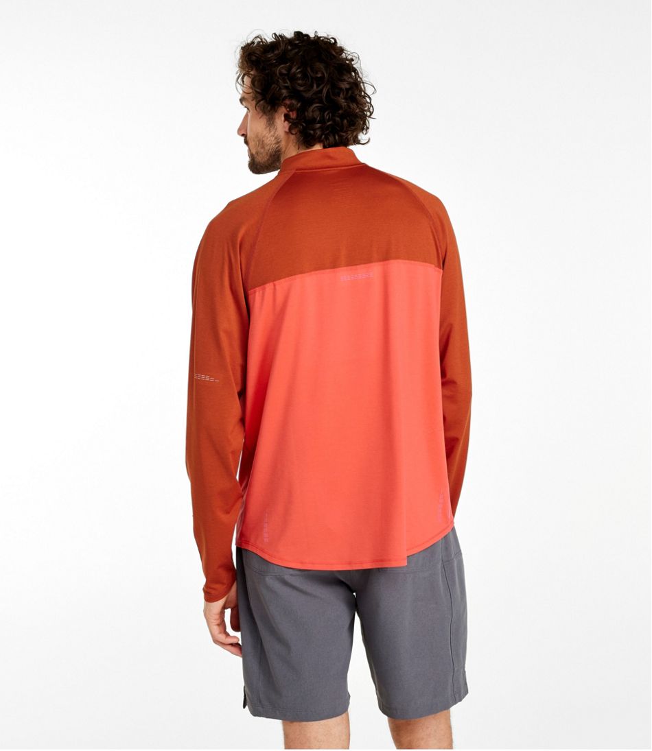 L.L.Bean | Men's Comfort Cycling Jersey, Long-Sleeve