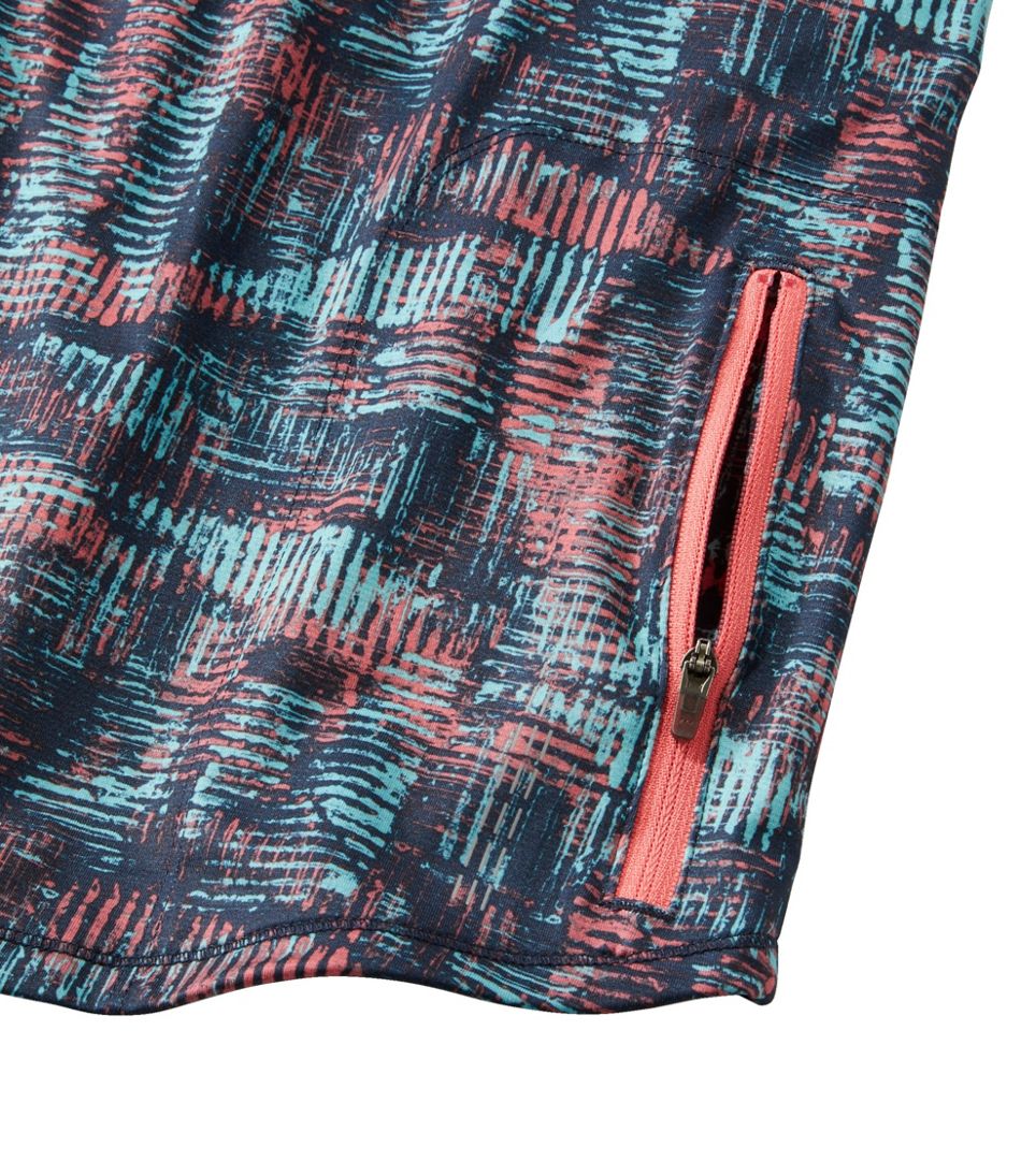 L.L.Bean | Women's Comfort Cycling Jersey Print Short-Sleeve