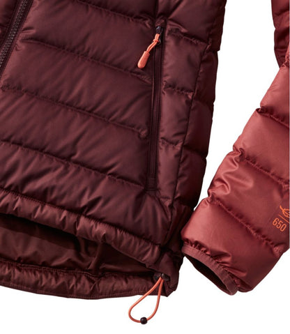 L.L.Bean | Women's Bean's Down Hooded Jacket, Colorblock