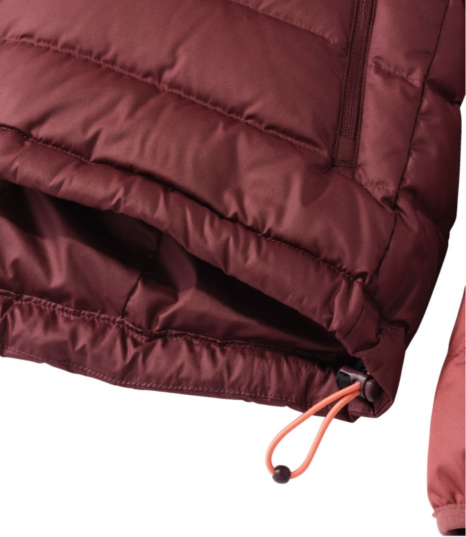 L.L.Bean | Women's Bean's Down Hooded Jacket, Colorblock