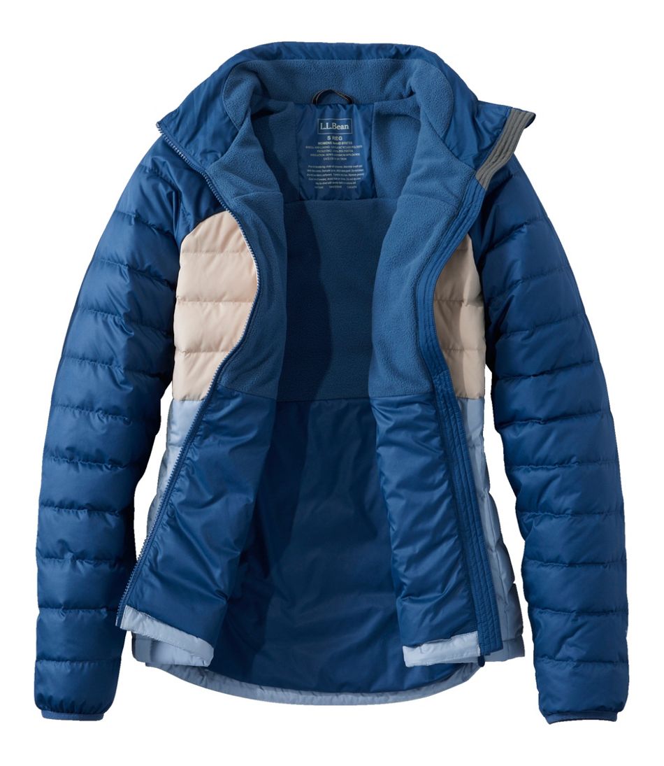 L.L.Bean | Women's Bean's Down Jacket, Colorblock
