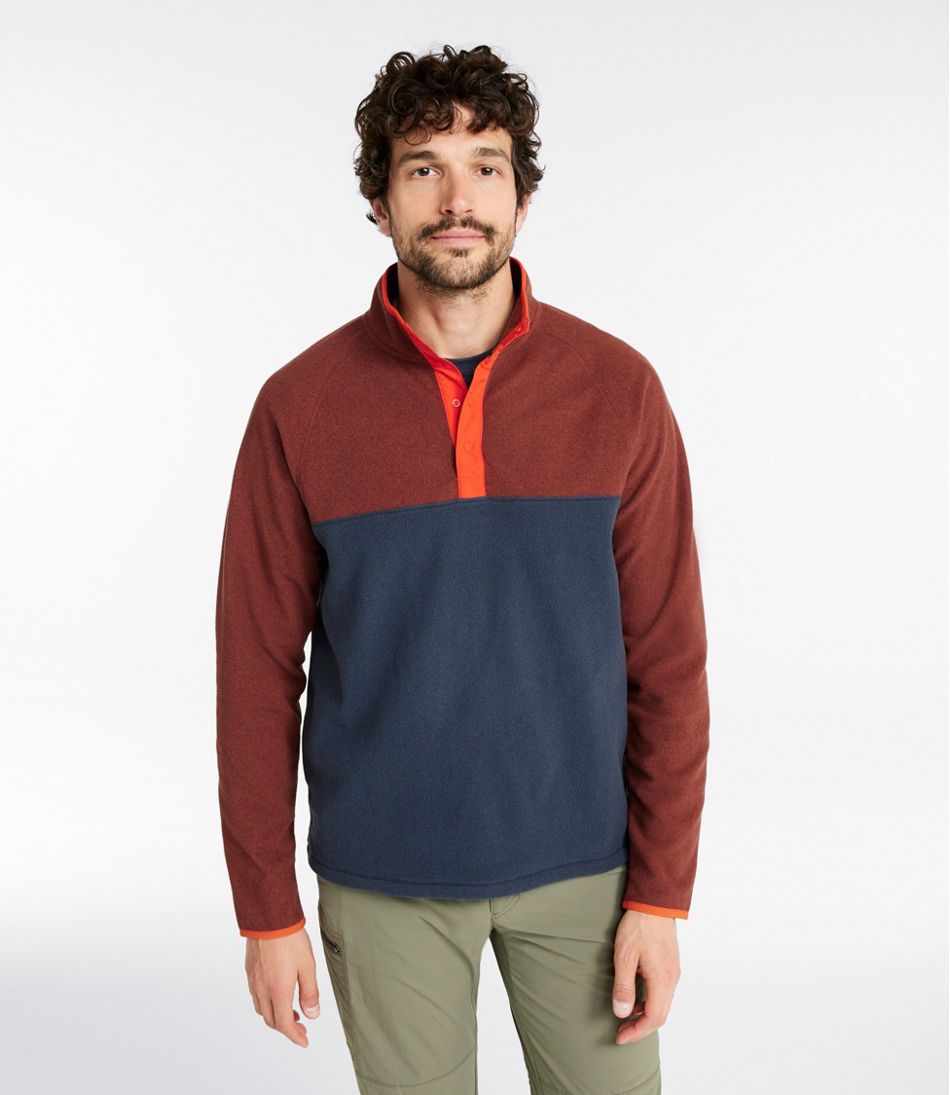 L.L.Bean | Men's All Season Access Fleece Pullover, Colorblock