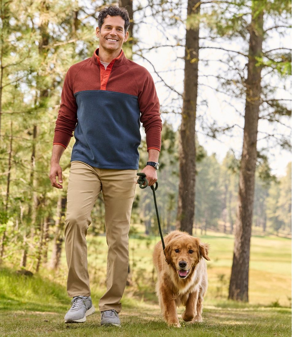 L.L.Bean | Men's All Season Access Fleece Pullover, Colorblock