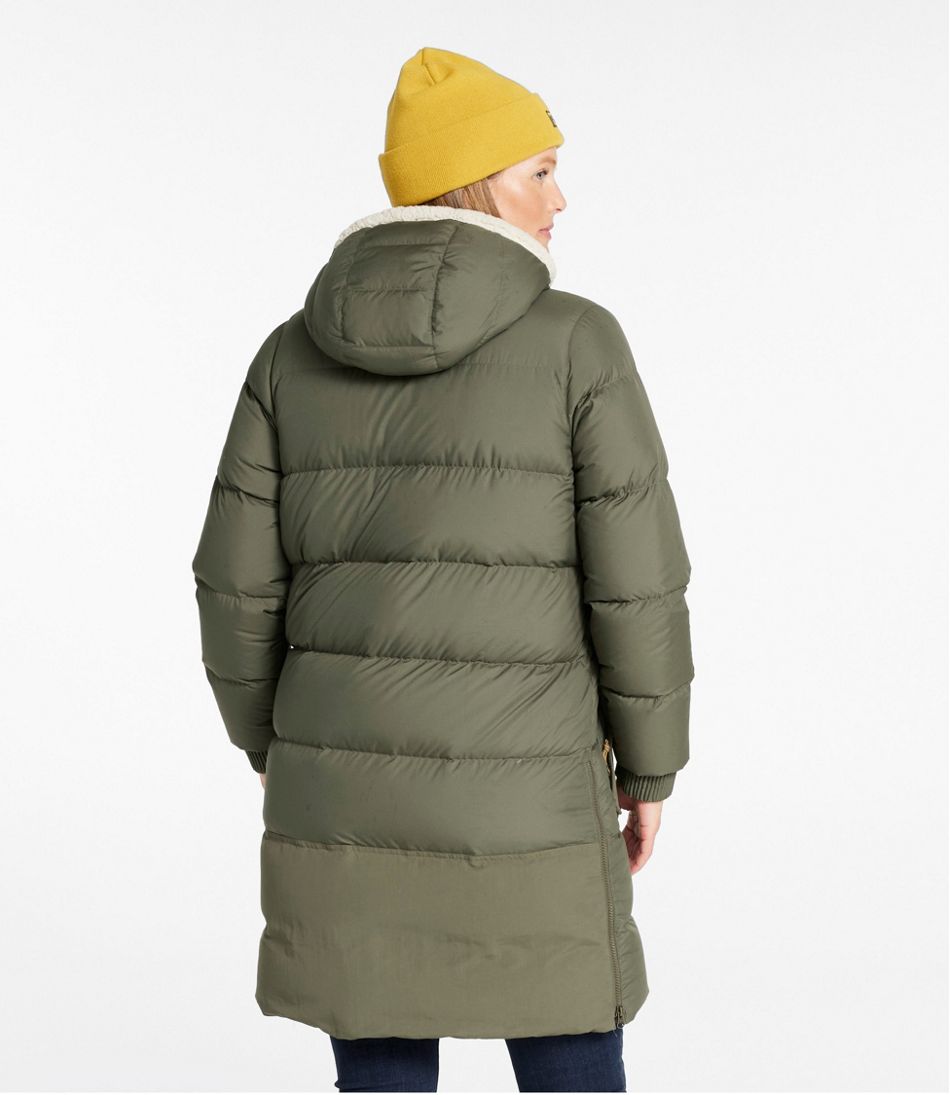 L.L.Bean | Women's Mountain Classic Down Coat, Sherpa-Lined