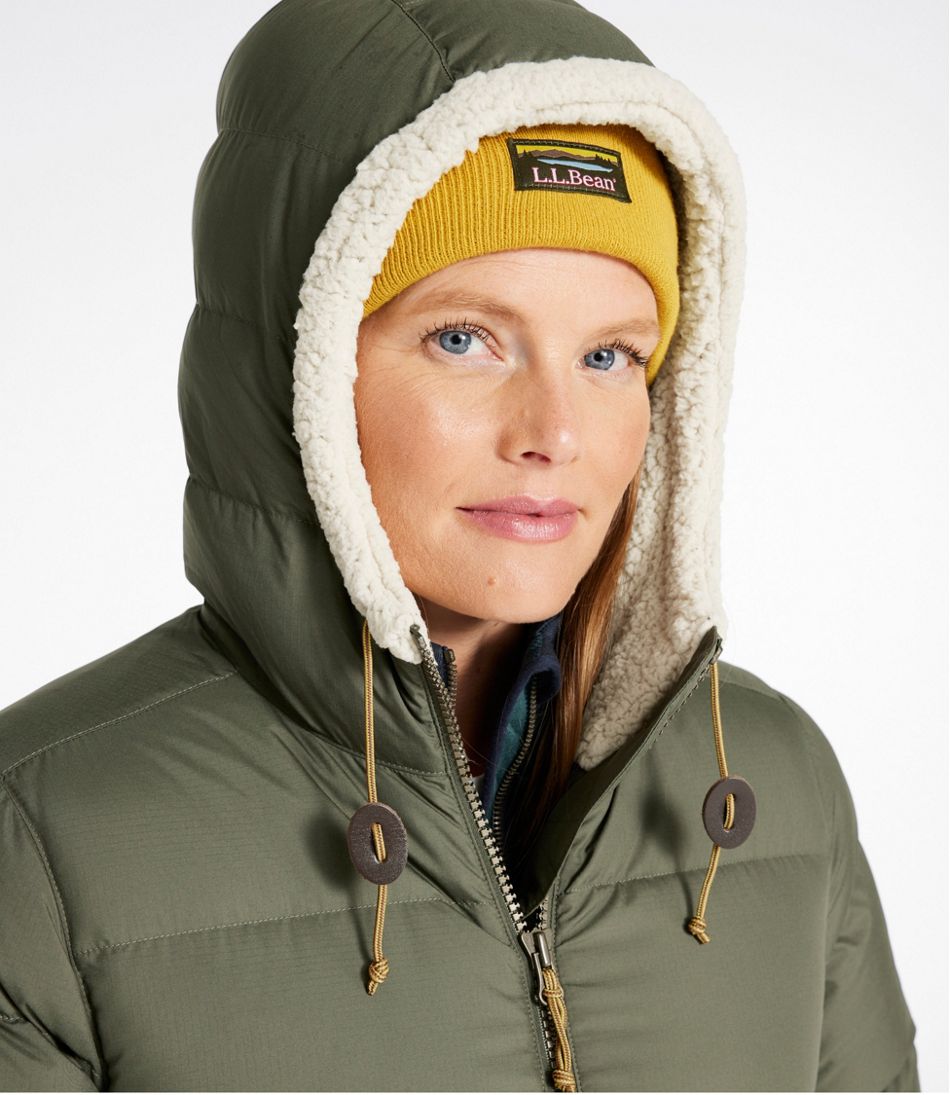 L.L.Bean | Women's Mountain Classic Down Coat, Sherpa-Lined