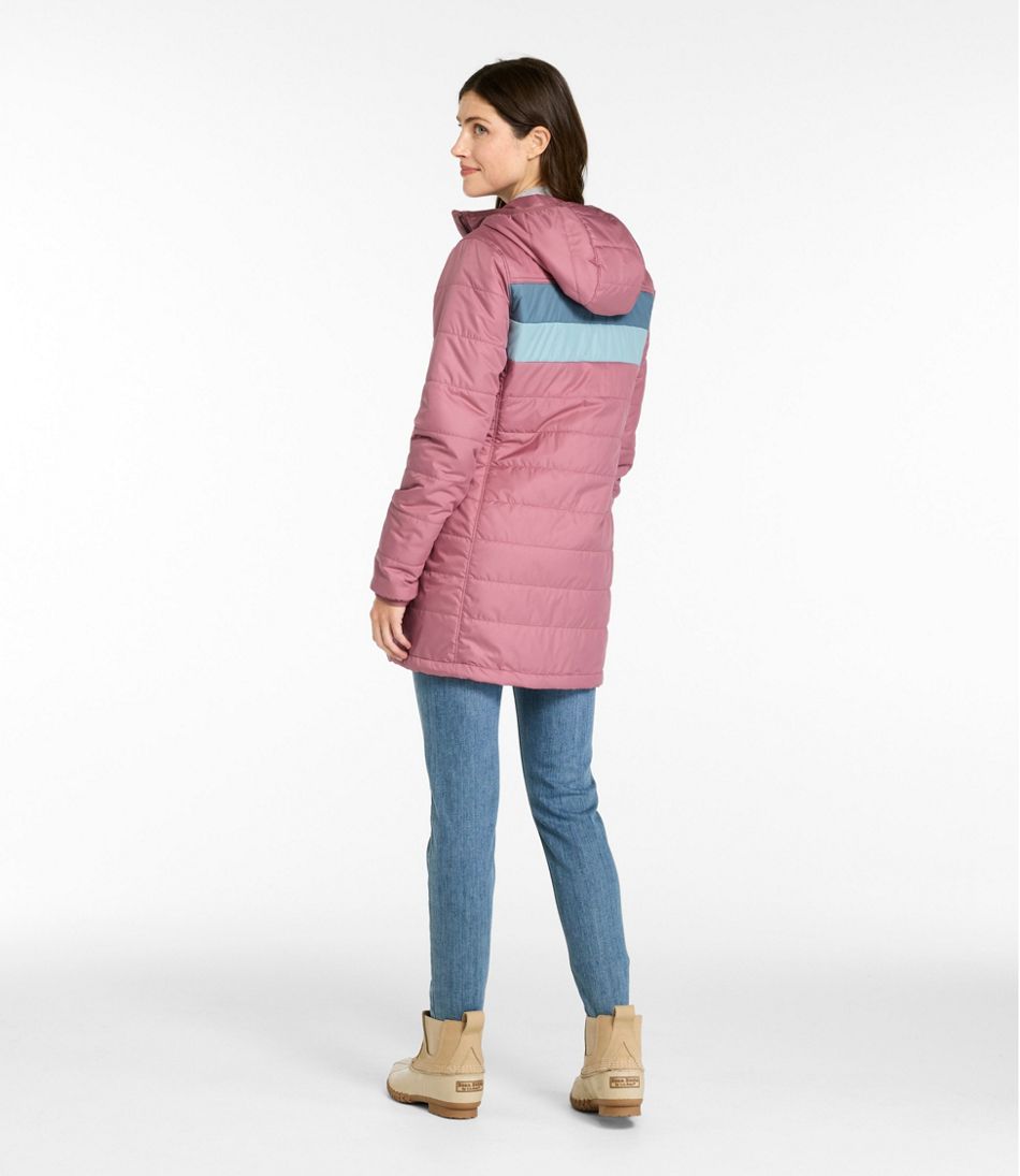 L.L.Bean | Women's Mountain Classic Puffer Coat, Colorblock