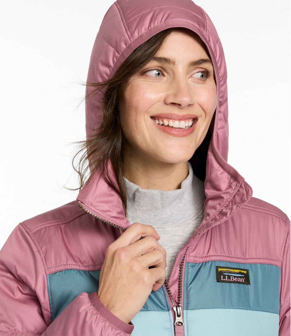 L.L.Bean | Women's Mountain Classic Puffer Coat, Colorblock
