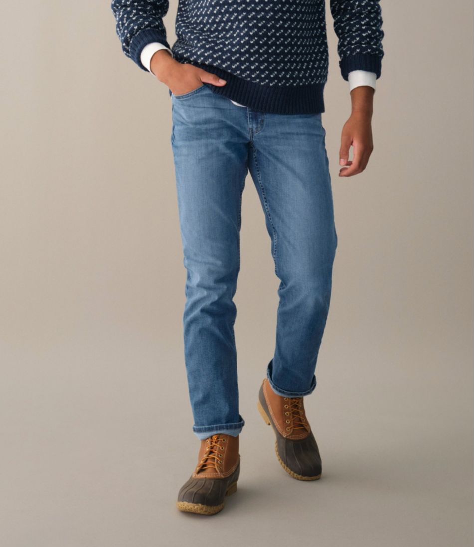 L.L.Bean | Men's BeanFlex® Jeans, Standard Athletic Fit, Straight Leg