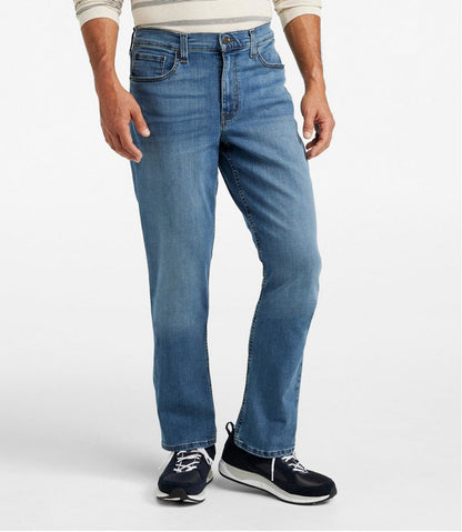 L.L.Bean | Men's BeanFlex® Jeans, Standard Athletic Fit, Straight Leg