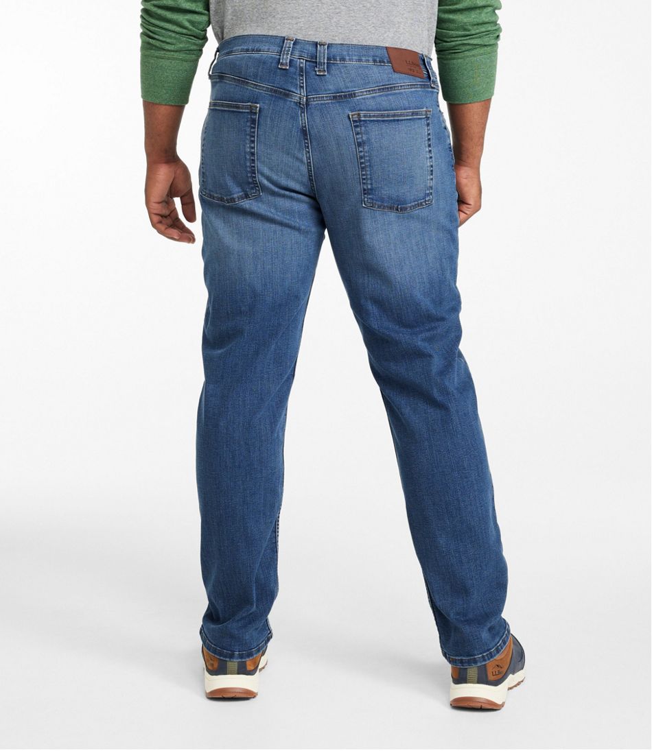 L.L.Bean | Men's BeanFlex® Jeans, Standard Athletic Fit, Straight Leg